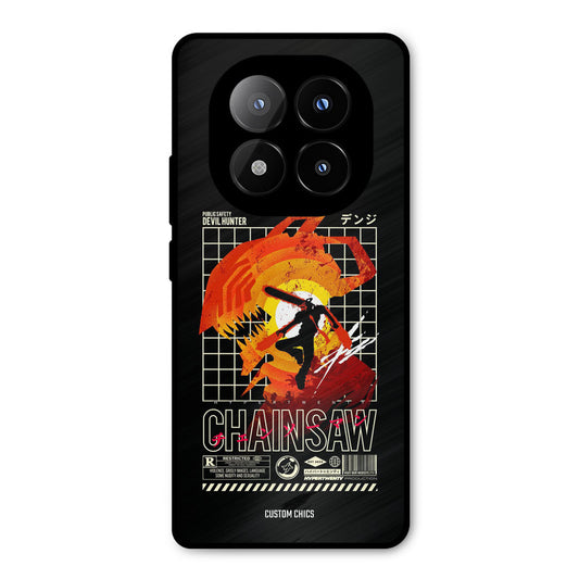 Chainsaw Typo Redmi Note 14 Pro Plus 5G Mobile Back Cover - Anime PrintShield Case