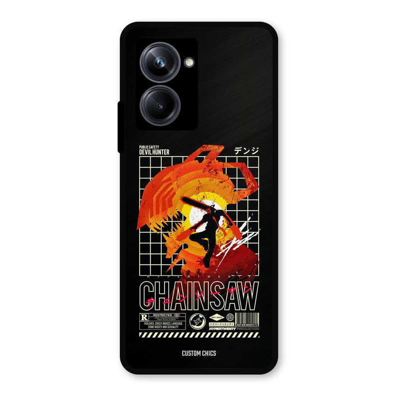 Chainsaw Typo Realme 10 Pro Mobile Back Cover - Anime PrintShield Case