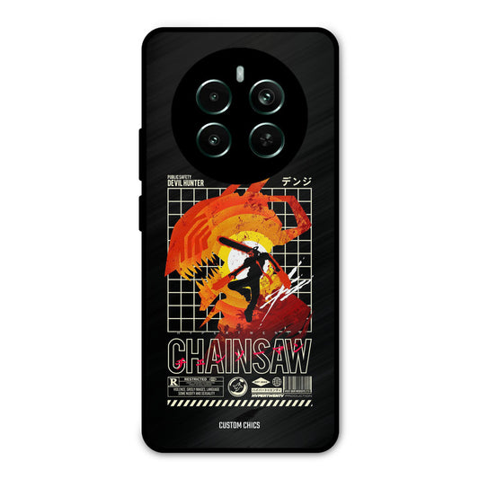 Chainsaw Typo Realme 12 Plus Mobile Back Cover - Anime PrintShield Case
