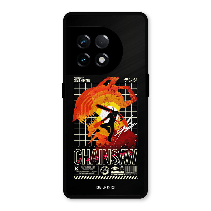 Chainsaw Typo OnePlus 11R Mobile Back Cover - Anime PrintShield Case