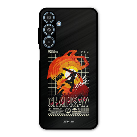 Chainsaw Typo Samsung Galaxy M35 5G Mobile Back Cover - Anime PrintShield Case