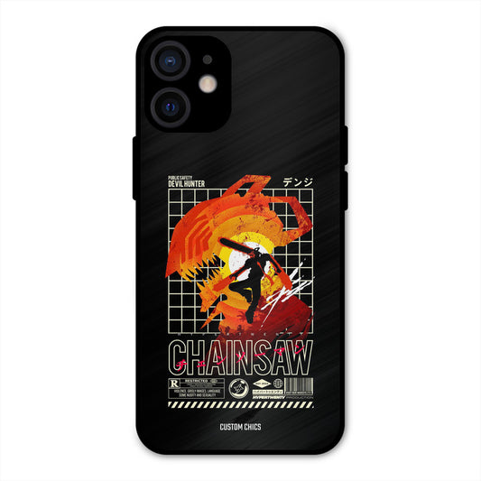 Chainsaw Typo iPhone 12 Mini Mobile Back Cover - Anime PrintShield Case