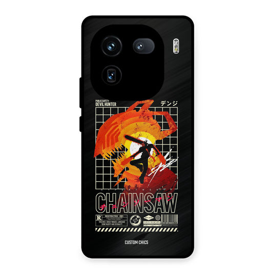 Chainsaw Typo iQOO 12 Mobile Back Cover - Anime PrintShield Case