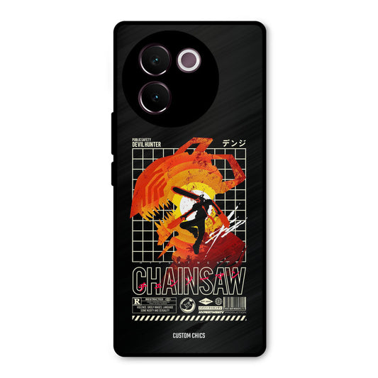 Chainsaw Typo Vivo V30e Mobile Back Cover - Anime PrintShield Case