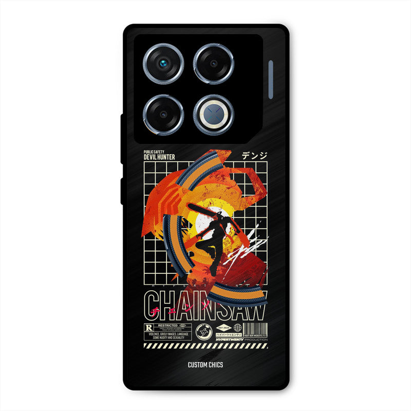 Chainsaw Typo Infinix GT 20 Pro Mobile Back Cover - Anime PrintShield Case