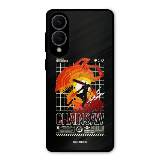 Chainsaw Typo Samsung Galaxy S25 Edge Mobile Back Cover - Anime PrintShield Case