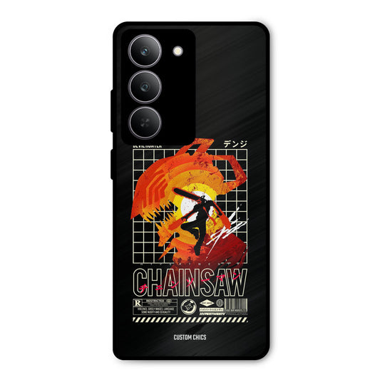 Chainsaw Typo Realme 14x Mobile Back Cover - Anime PrintShield Case