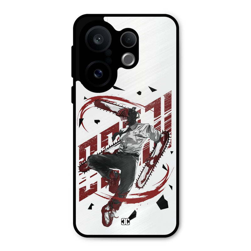 Chainsawman Typo Vivo X200 FE Mobile Back Cover - Anime PrintShield Case