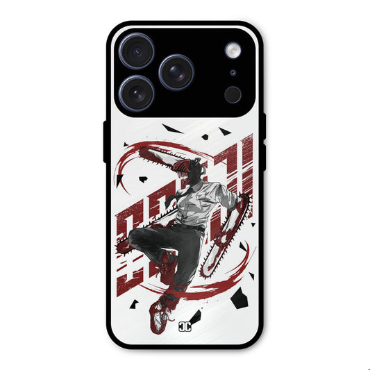 Chainsawman Typo iPhone 17 Pro Mobile Back Cover - Anime PrintShield Case