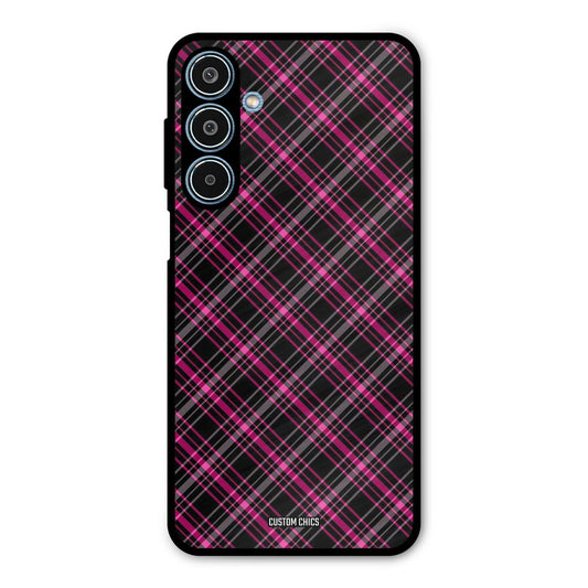 Check Fabric Samsung Galaxy M35 5G Mobile Back Cover - Aesthetic PrintShield Case
