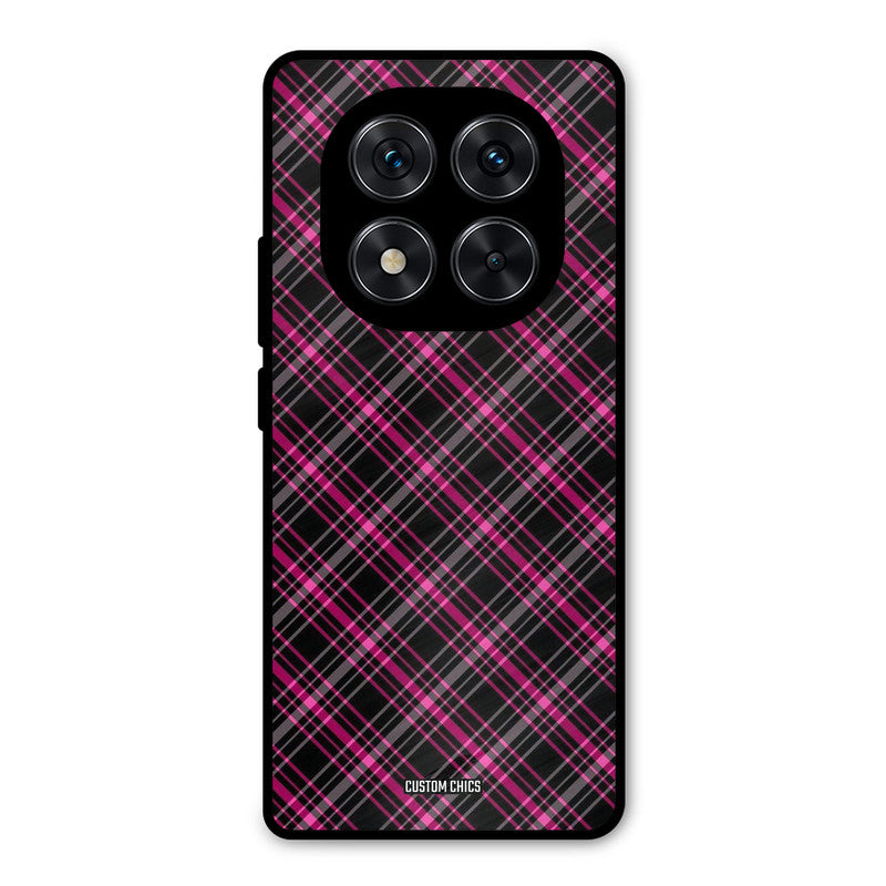 Check Fabric Redmi Note 14 Pro Mobile Back Cover - Aesthetic PrintShield Case