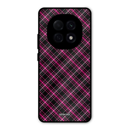Check Fabric Oppo F29 Pro Mobile Back Cover - Aesthetic PrintShield Case