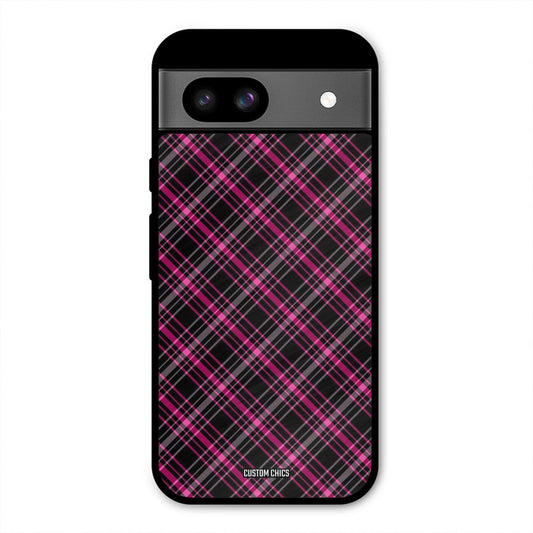 Check Fabric Google Pixel 8a Mobile Back Cover - Aesthetic PrintShield Case