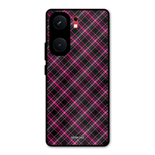 Check Fabric iQOO Neo 9 Pro Mobile Back Cover - Aesthetic PrintShield Case