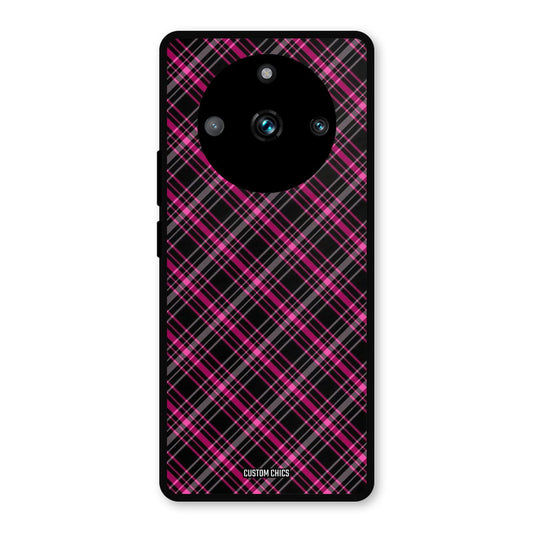 Check Fabric Realme 11 Pro Plus Mobile Back Cover - Aesthetic PrintShield Case