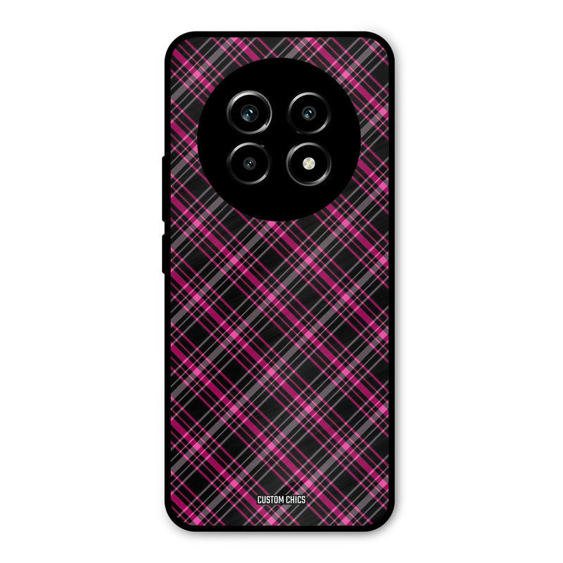 Check Fabric Realme 14 Pro lite Mobile Back Cover - Aesthetic PrintShield Case