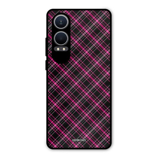Check Fabric Oneplus Nord CE4 Lite Mobile Back Cover - Aesthetic PrintShield Case