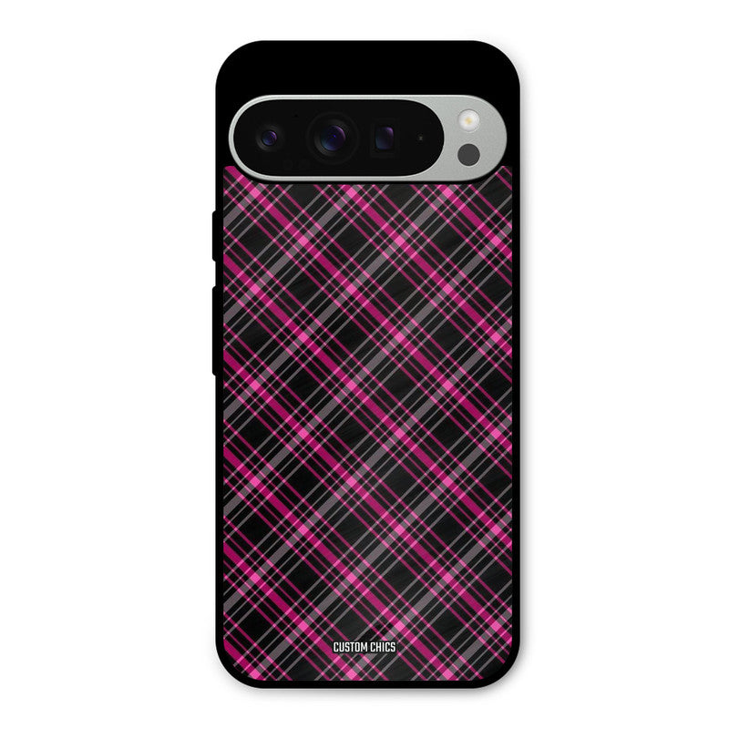 Check Fabric Google Pixel 9 Pro XL Mobile Back Cover - Aesthetic PrintShield Case