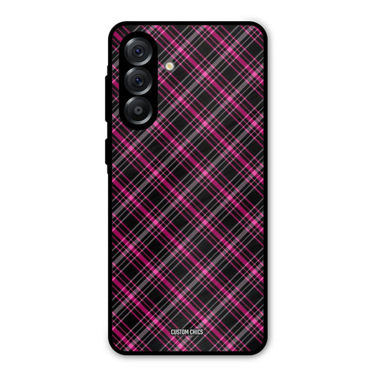 Check Fabric Samsung Galaxy A36 Mobile Back Cover - Aesthetic PrintShield Case