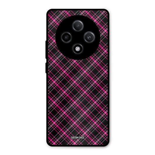 Check Fabric Oppo F27 Pro Plus 5G Mobile Back Cover - Aesthetic PrintShield Case