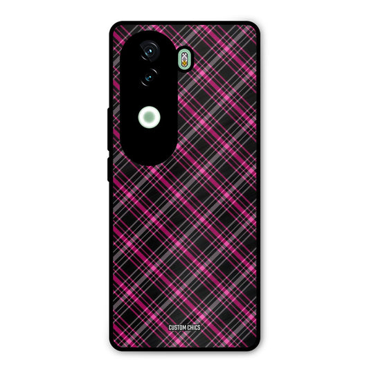 Check Fabric iQOO Z9s Mobile Back Cover - Aesthetic PrintShield Case