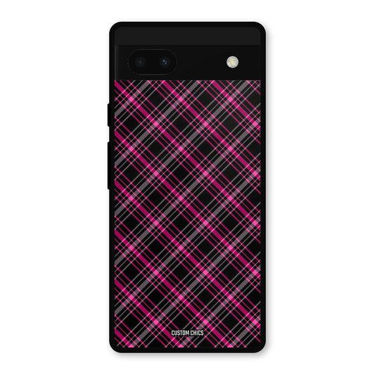 Check Fabric Google Pixel 6a Mobile Back Cover - Aesthetic PrintShield Case