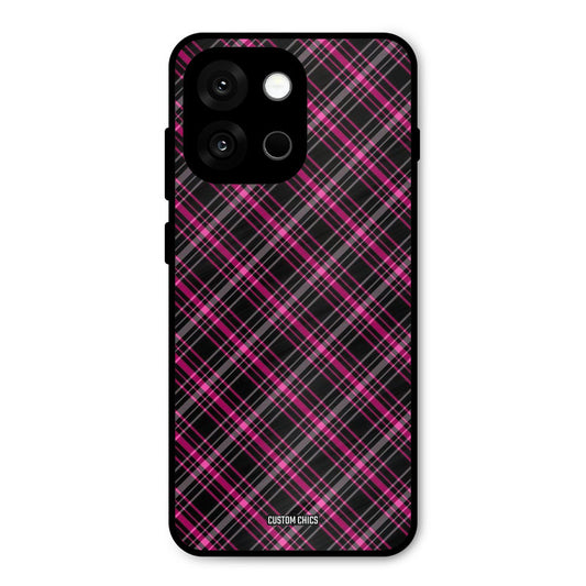 Check Fabric Oneplus 13s Mobile Back Cover - Aesthetic PrintShield Case