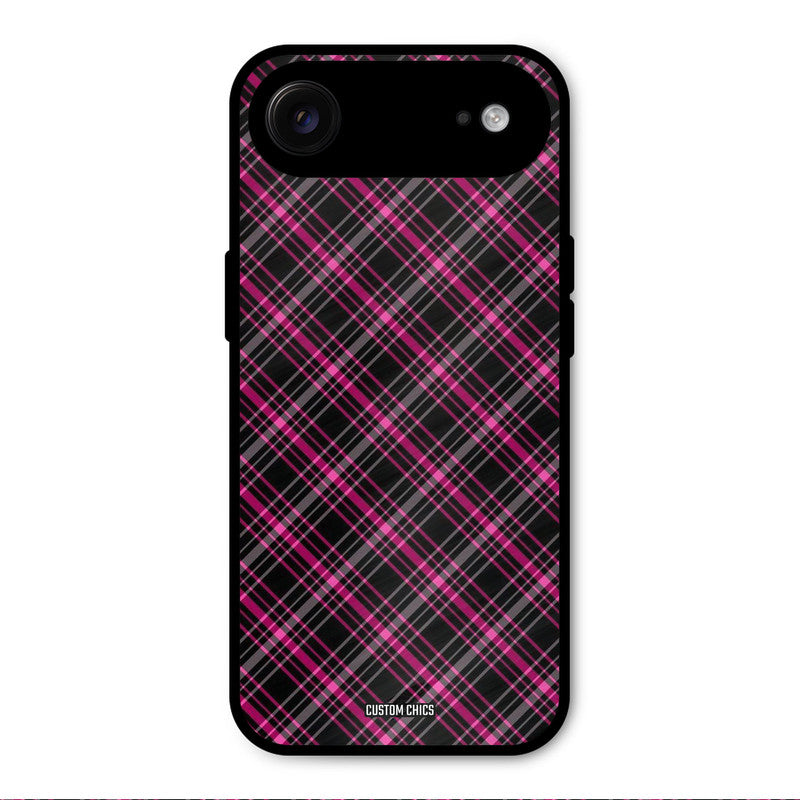 Check Fabric iPhone Air Mobile Back Cover - Aesthetic PrintShield Case