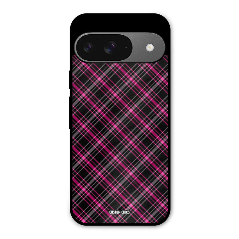 Check Fabric Google Pixel 9 Mobile Back Cover - Aesthetic PrintShield Case