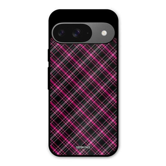 Check Fabric Google Pixel 9 Mobile Back Cover - Aesthetic PrintShield Case
