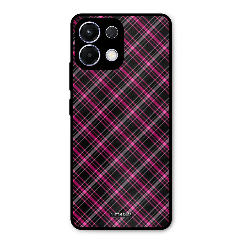 Check Fabric Oppo K13 5G Mobile Back Cover - Aesthetic PrintShield Case