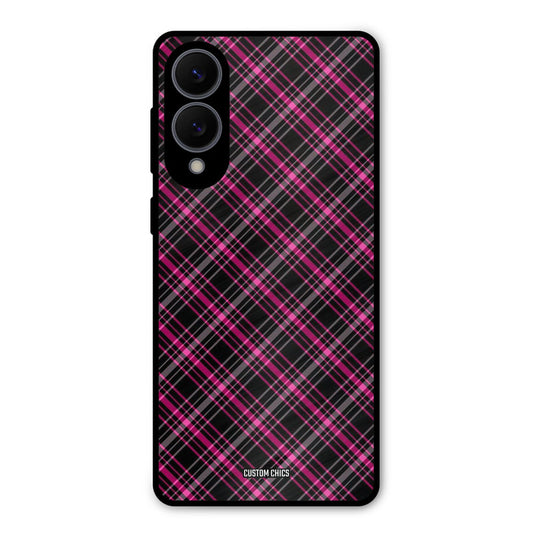 Check Fabric Samsung Galaxy S25 Edge Mobile Back Cover - Aesthetic PrintShield Case