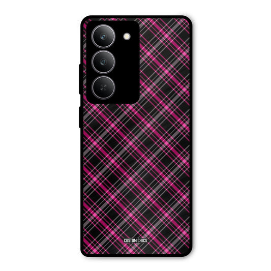Check Fabric Realme 14x Mobile Back Cover - Aesthetic PrintShield Case