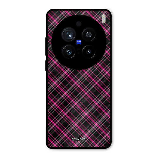Check Fabric Vivo X200 Pro Mobile Back Cover - Aesthetic PrintShield Case