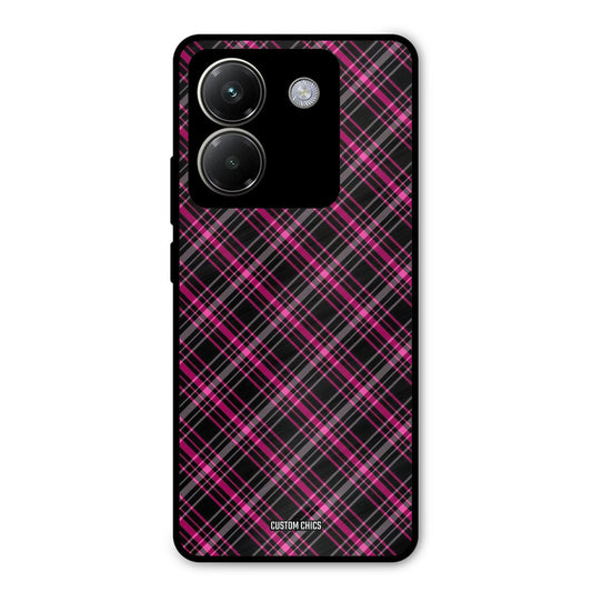 Check Fabric Poco M7 Pro Mobile Back Cover - Aesthetic PrintShield Case