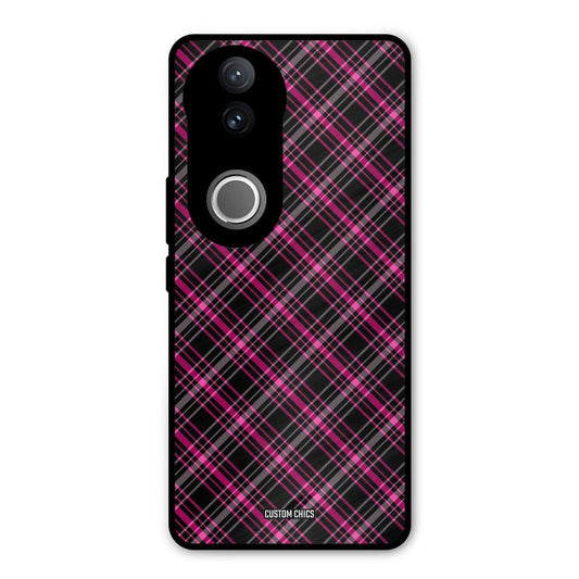 Check Fabric iQOO Z10R Mobile Back Cover - Aesthetic PrintShield Case