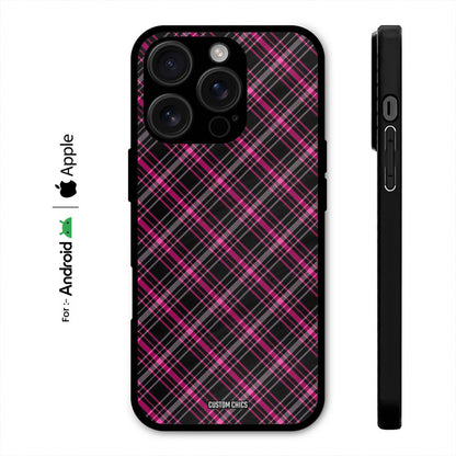 Check Fabric Case – Premium PrintShield Mobile Cover