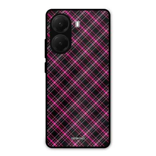 Check Fabric Poco X7 Pro Mobile Back Cover - Aesthetic PrintShield Case