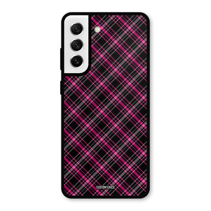 Check Fabric Samsung Galaxy S21 FE 5G (2023) Mobile Back Cover - Aesthetic PrintShield Case