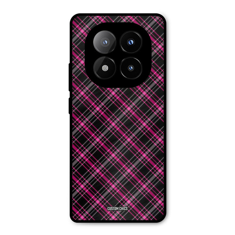 Check Fabric Redmi Note 14 Pro Plus 5G Mobile Back Cover - Aesthetic PrintShield Case