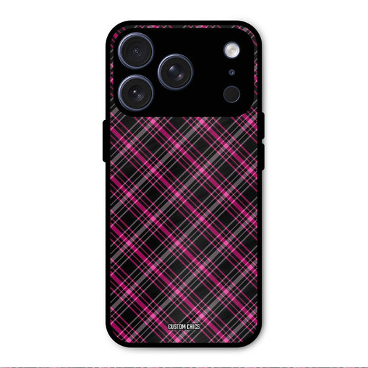 Check Fabric iPhone 17 Pro Mobile Back Cover - Aesthetic PrintShield Case