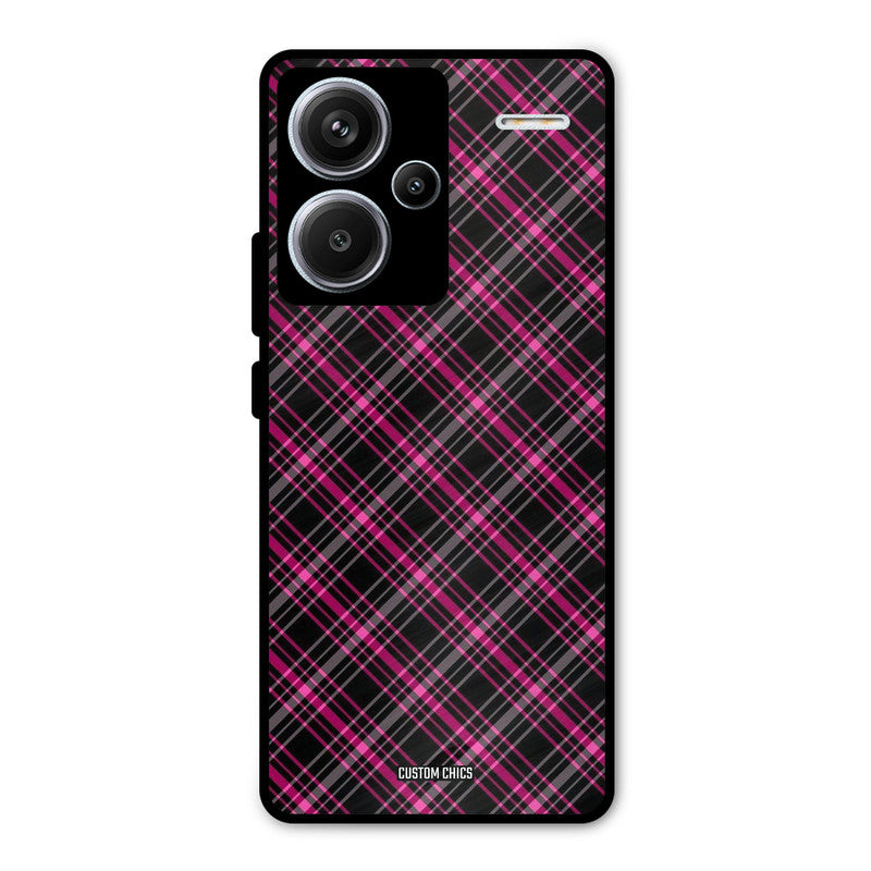 Check Fabric Redmi Note 13 Pro Plus Mobile Back Cover - Aesthetic PrintShield Case