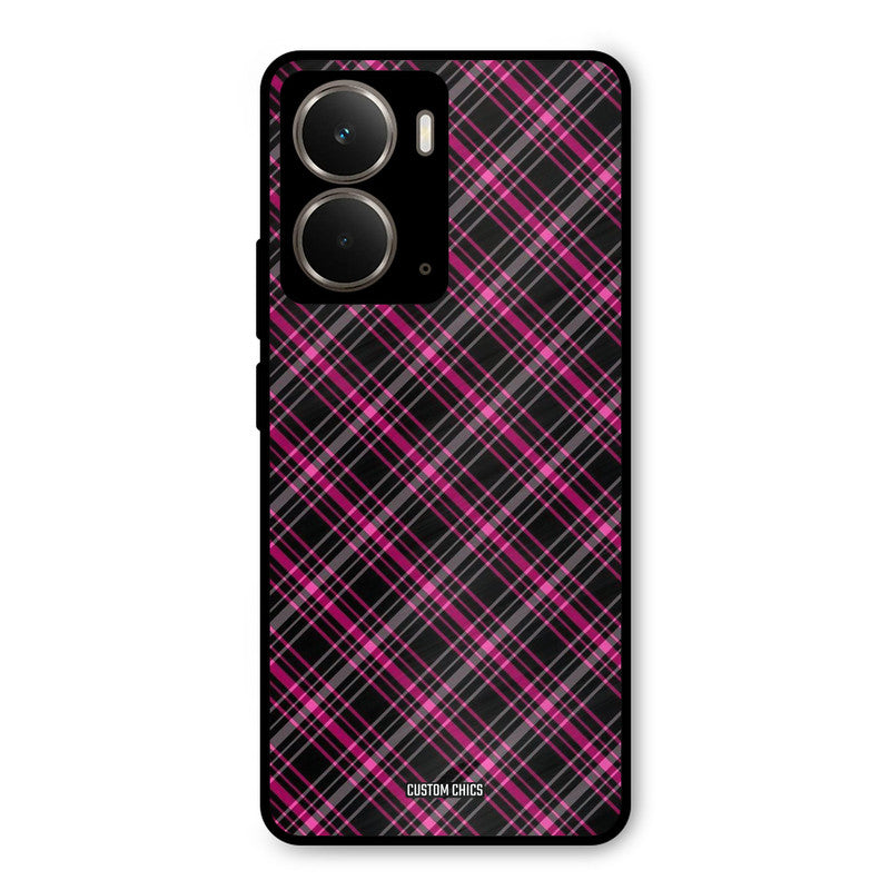 Check Fabric Realme P3 Mobile Back Cover - Aesthetic PrintShield Case