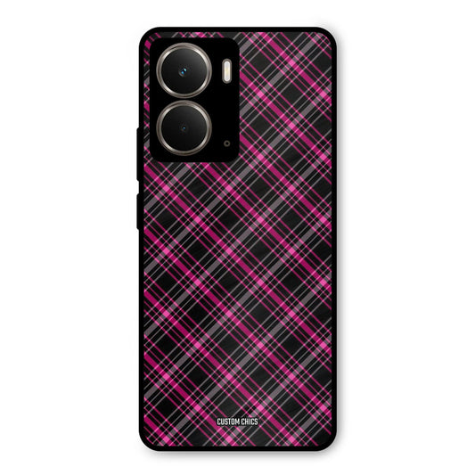 Check Fabric Realme P3 Mobile Back Cover - Aesthetic PrintShield Case