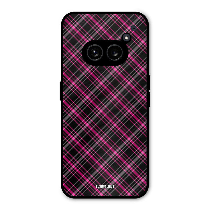 Check Fabric Nothing Phone 2a Mobile Back Cover - Aesthetic PrintShield Case