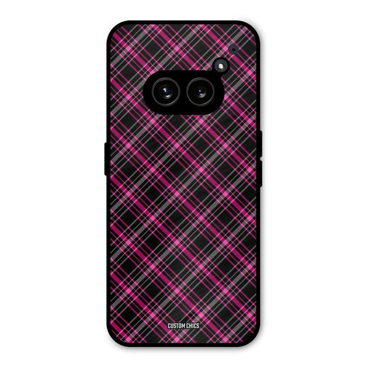 Check Fabric Nothing Phone 2a Mobile Back Cover - Aesthetic PrintShield Case