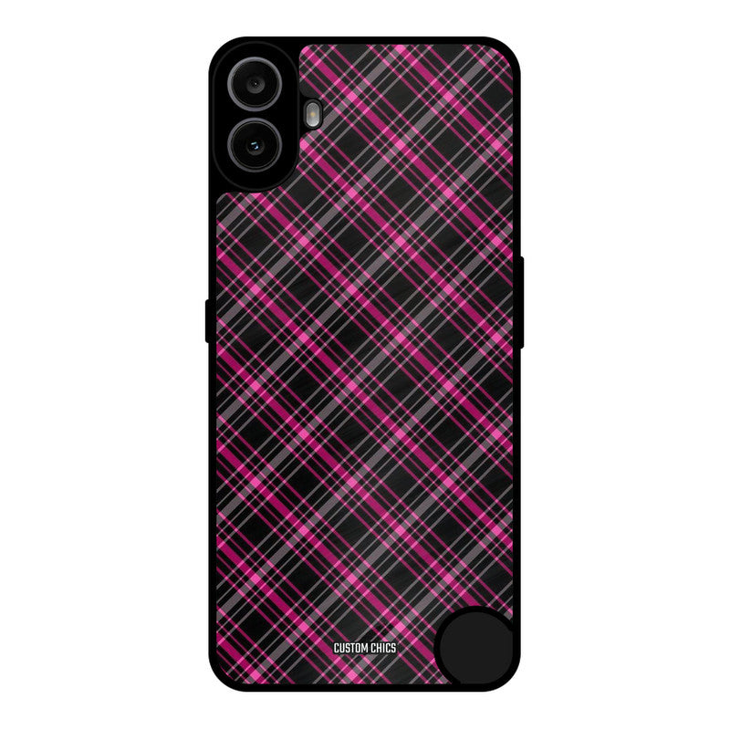 Check Fabric Nothing CMF Phone 1 Mobile Back Cover - Aesthetic PrintShield Case