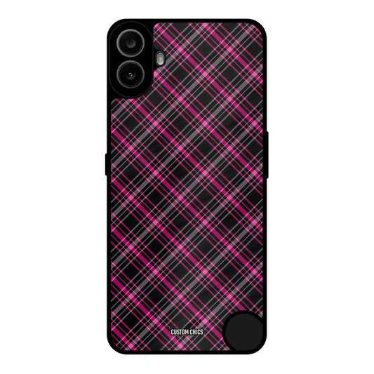 Check Fabric Nothing CMF Phone 1 Mobile Back Cover - Aesthetic PrintShield Case
