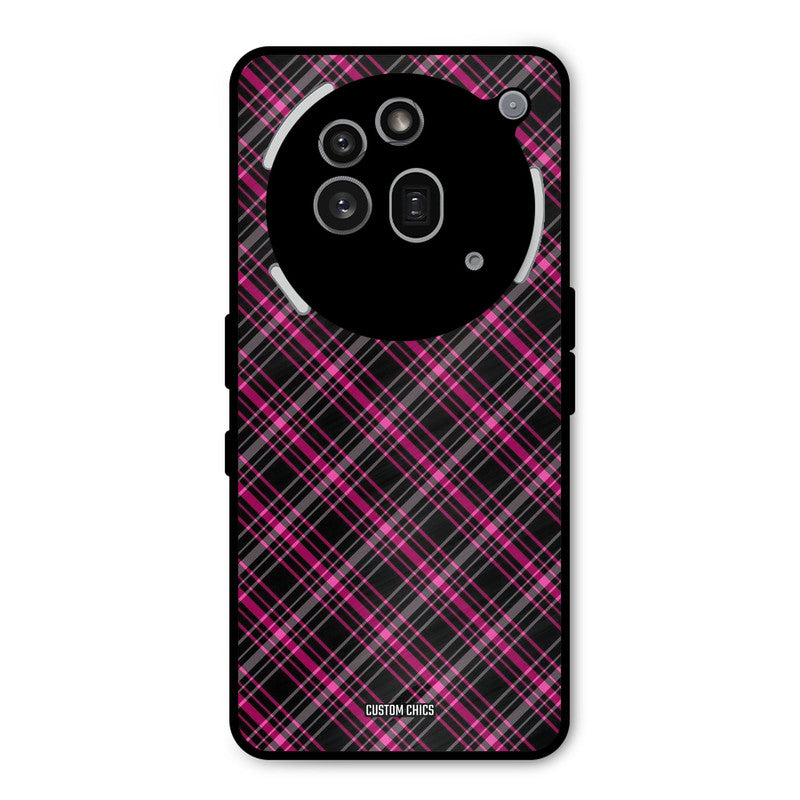 Check Fabric Nothing Phone 3A Pro Mobile Back Cover - Aesthetic PrintShield Case