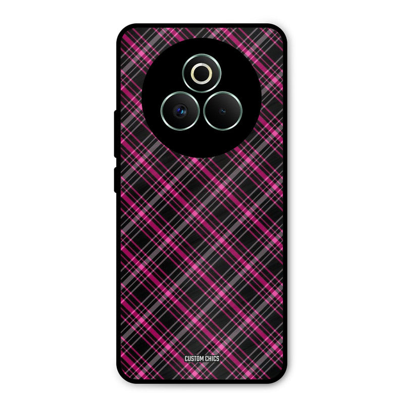 Check Fabric Realme P3 Pro 5G Mobile Back Cover - Aesthetic PrintShield Case